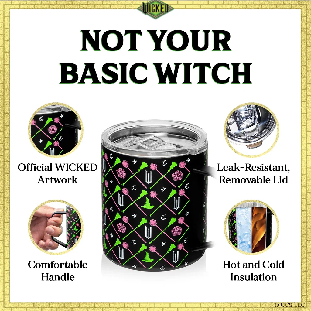 Dragon Glassware x Wicked 12 oz Stainless Steel Camp Mug - Black - Image 3