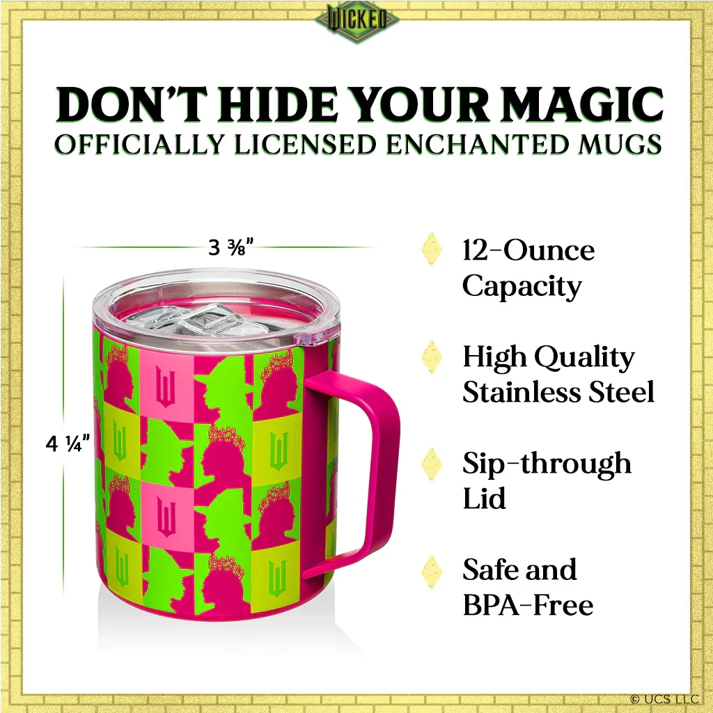 Dragon Glassware x Wicked 12 oz Stainless Steel Camp Mug - Pink - Image 4