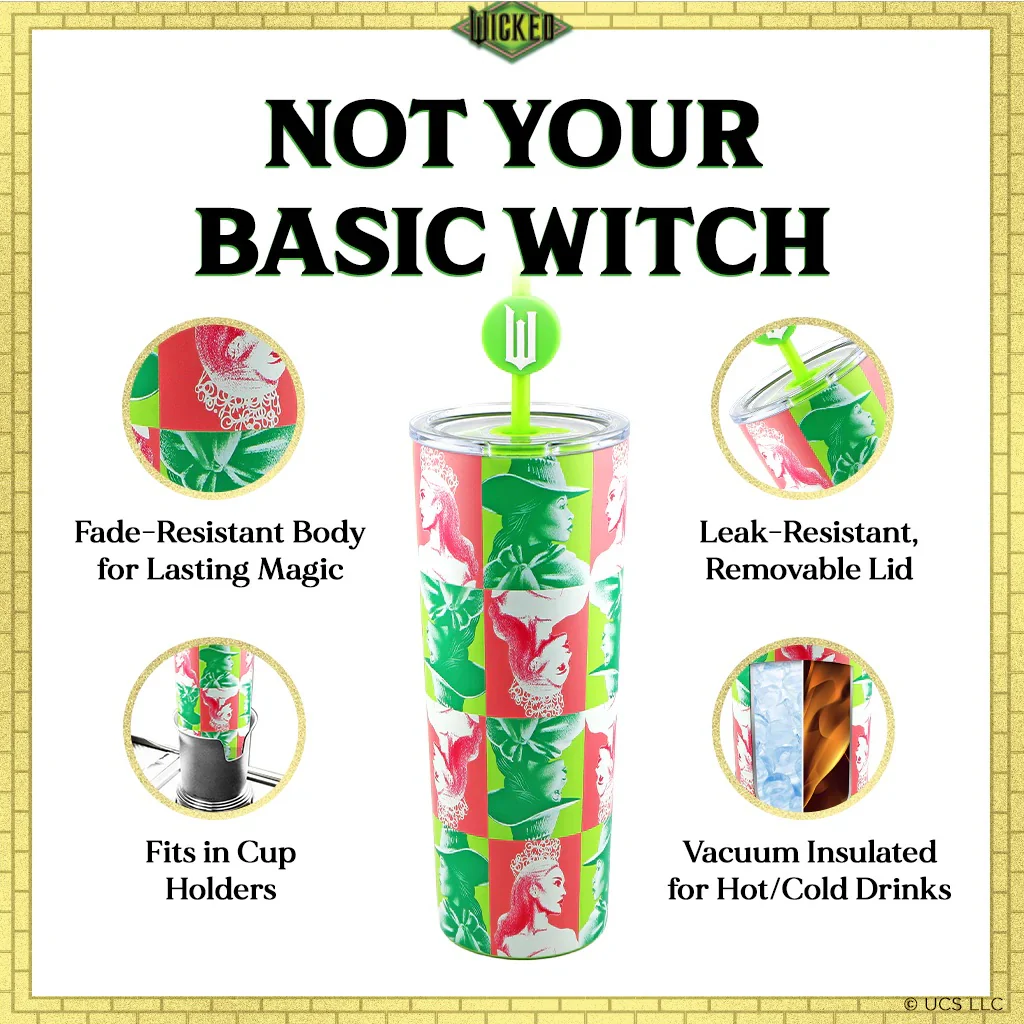 Dragon Glassware x Wicked 24 oz Tumbler - Portraits - Image 3