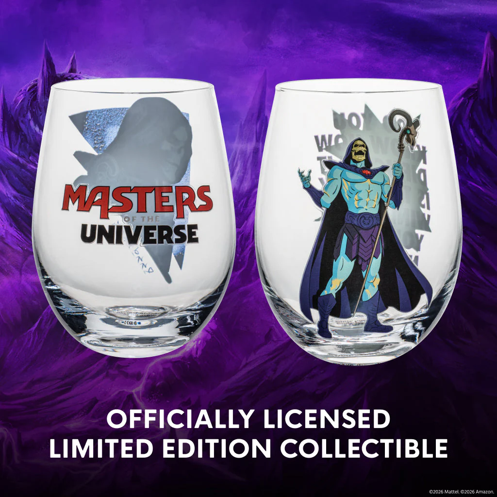Masters of the Universe x Dragon Glassware 2026 Movie Skeletor Wine Glasses - Image 5
