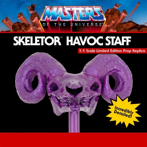 Masters of the Universe Skeletor Havoc Staff Prop Replica - Image 10