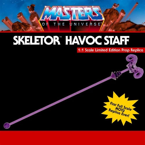 Masters of the Universe Skeletor Havoc Staff Prop Replica - Image 4