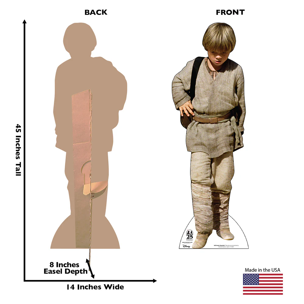 Star Wars 25th Anniversary The Phantom Menace Anakin Skywalker™ Standee - Image 3