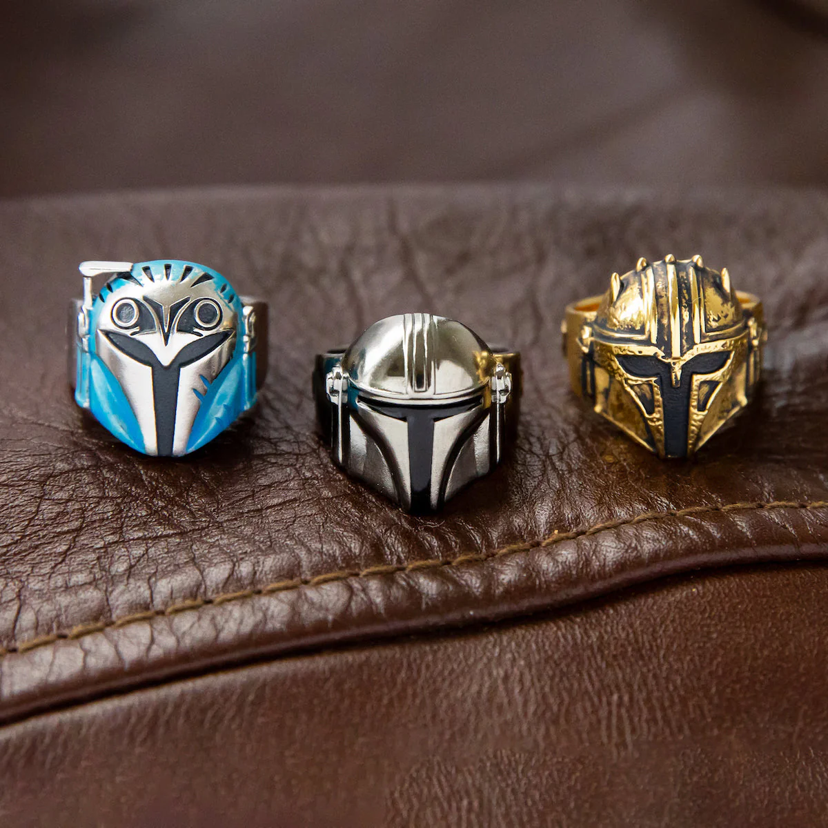 Star Wars x RockLove Bo-Katan Kryze Nite Owls Helmet Ring - Image 10