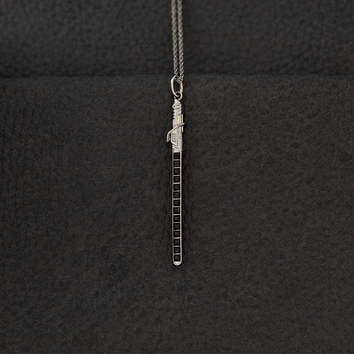 Star Wars x RockLove Darksaber Crystal Lightsaber Necklace - Image 3