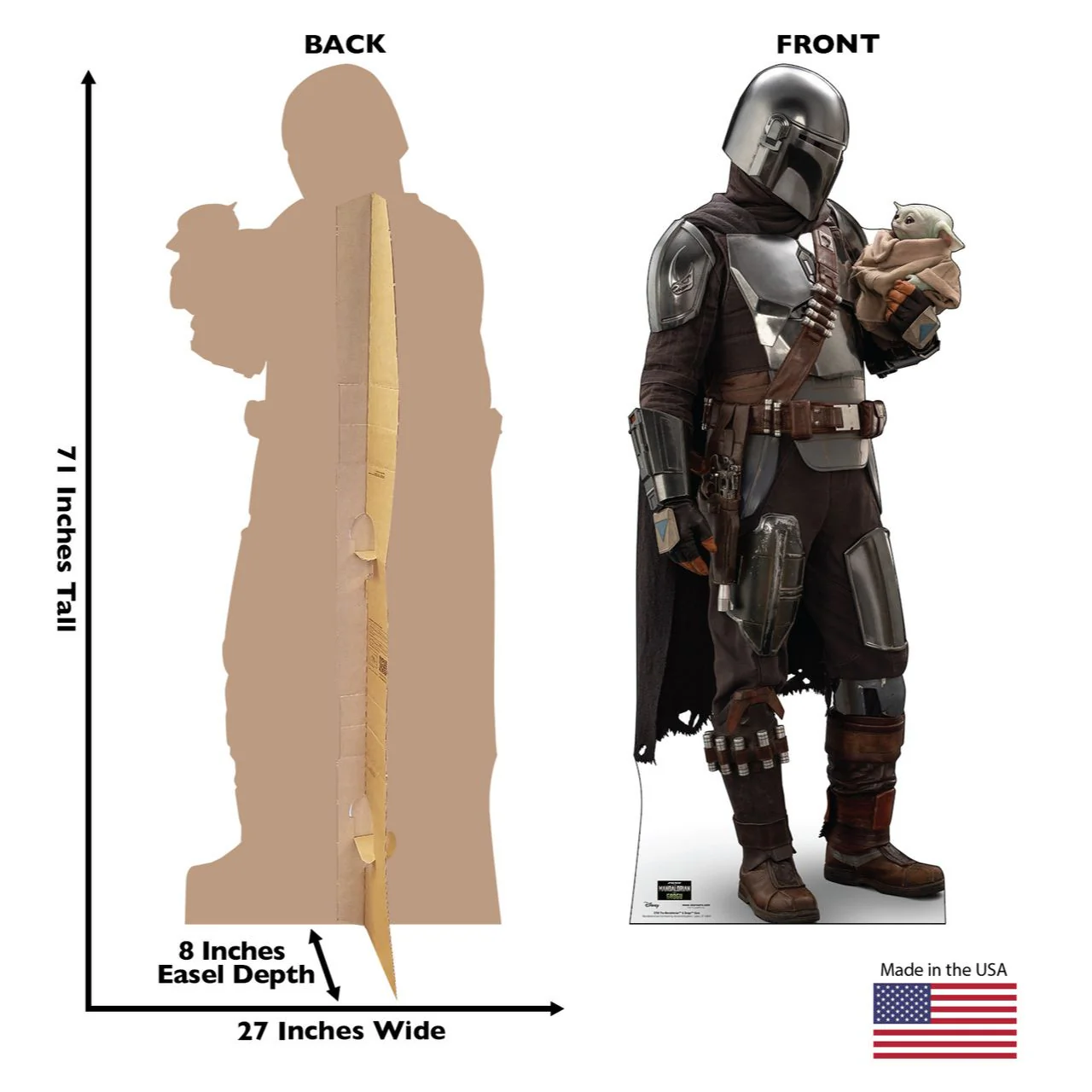 The Mandalorian & Grogu Gaze Standee - Image 3