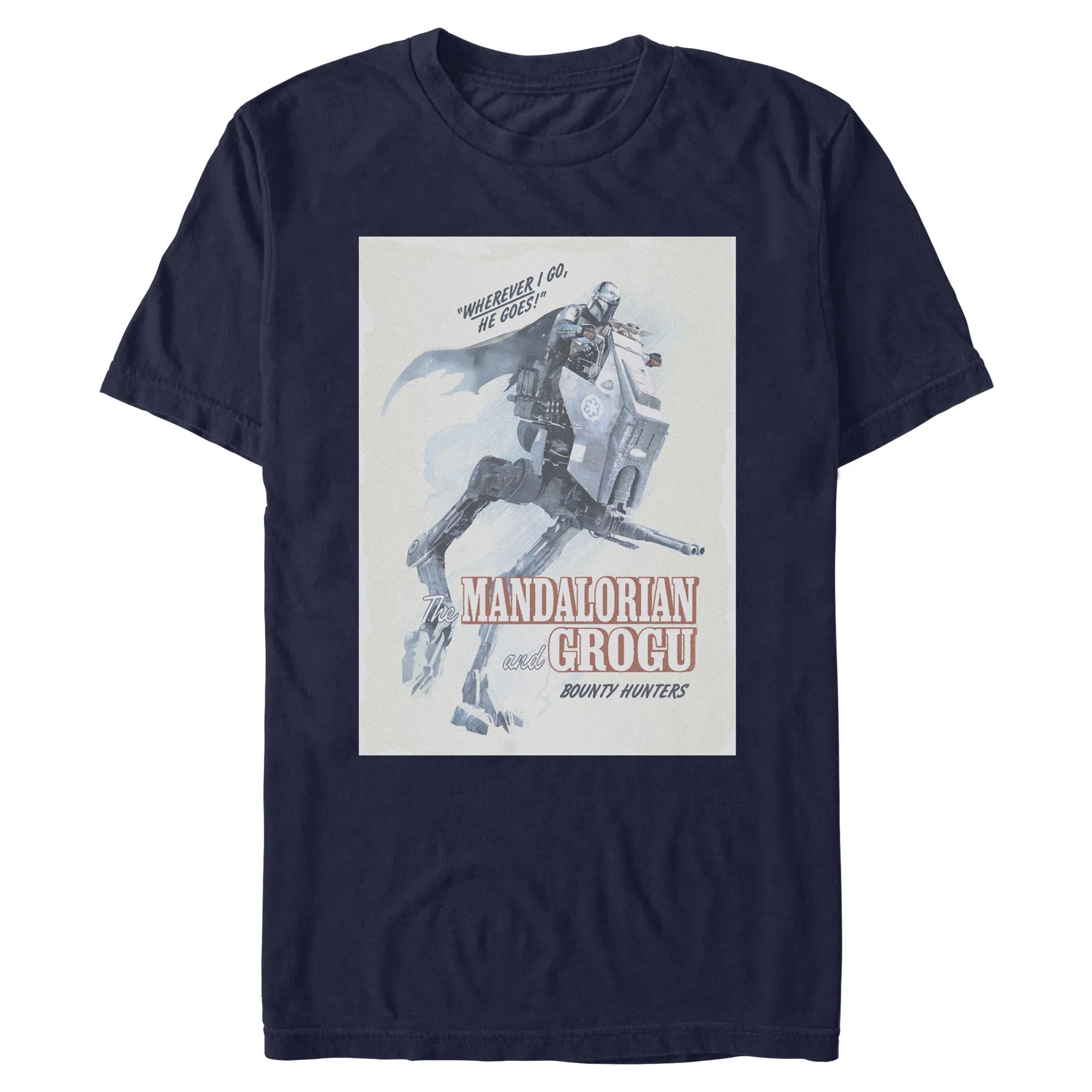 The Mandalorian & Grogu Wherever I Go, He Goes! T-Shirt
