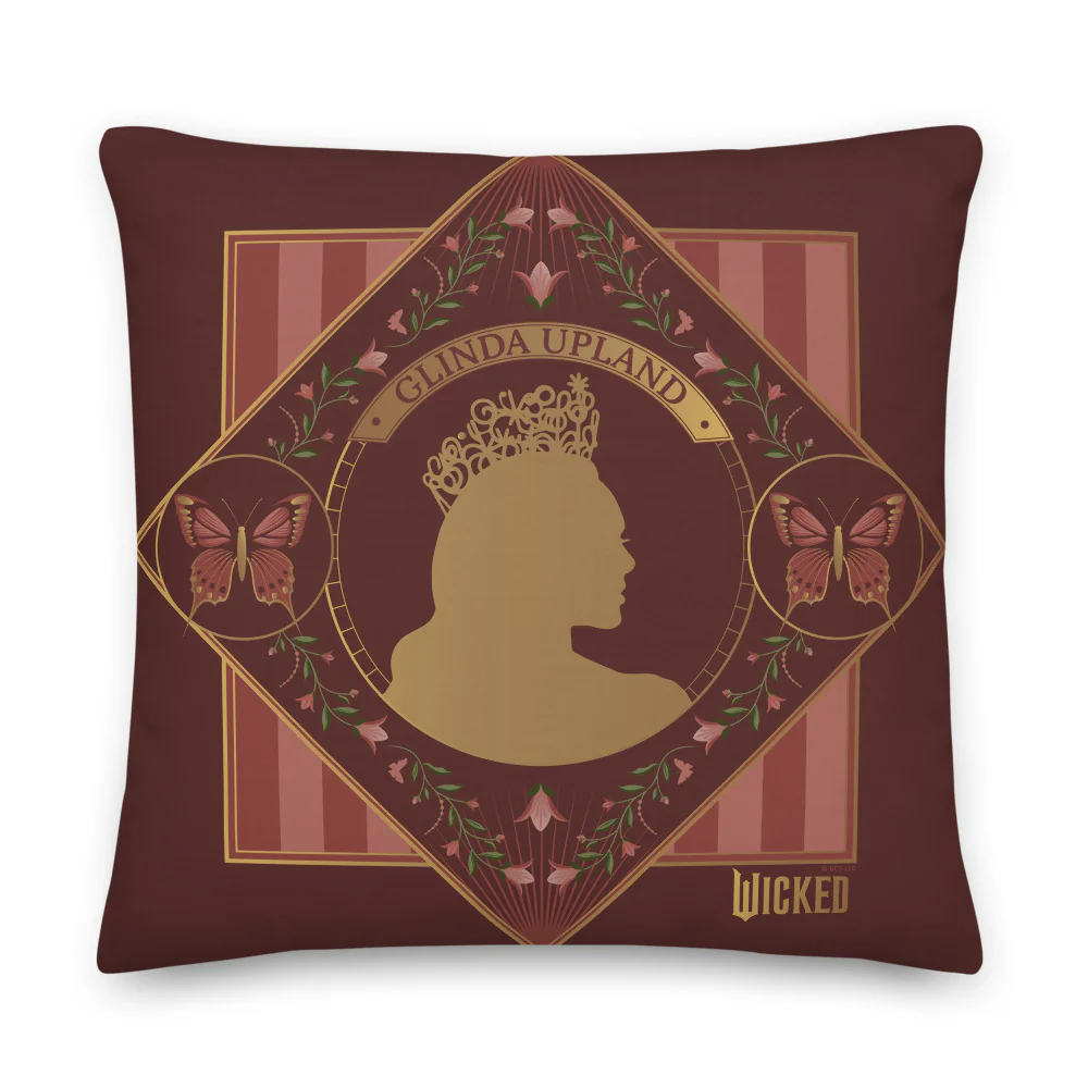 Wicked Enchanted Elements Elphaba & Glinda Throw Pillow